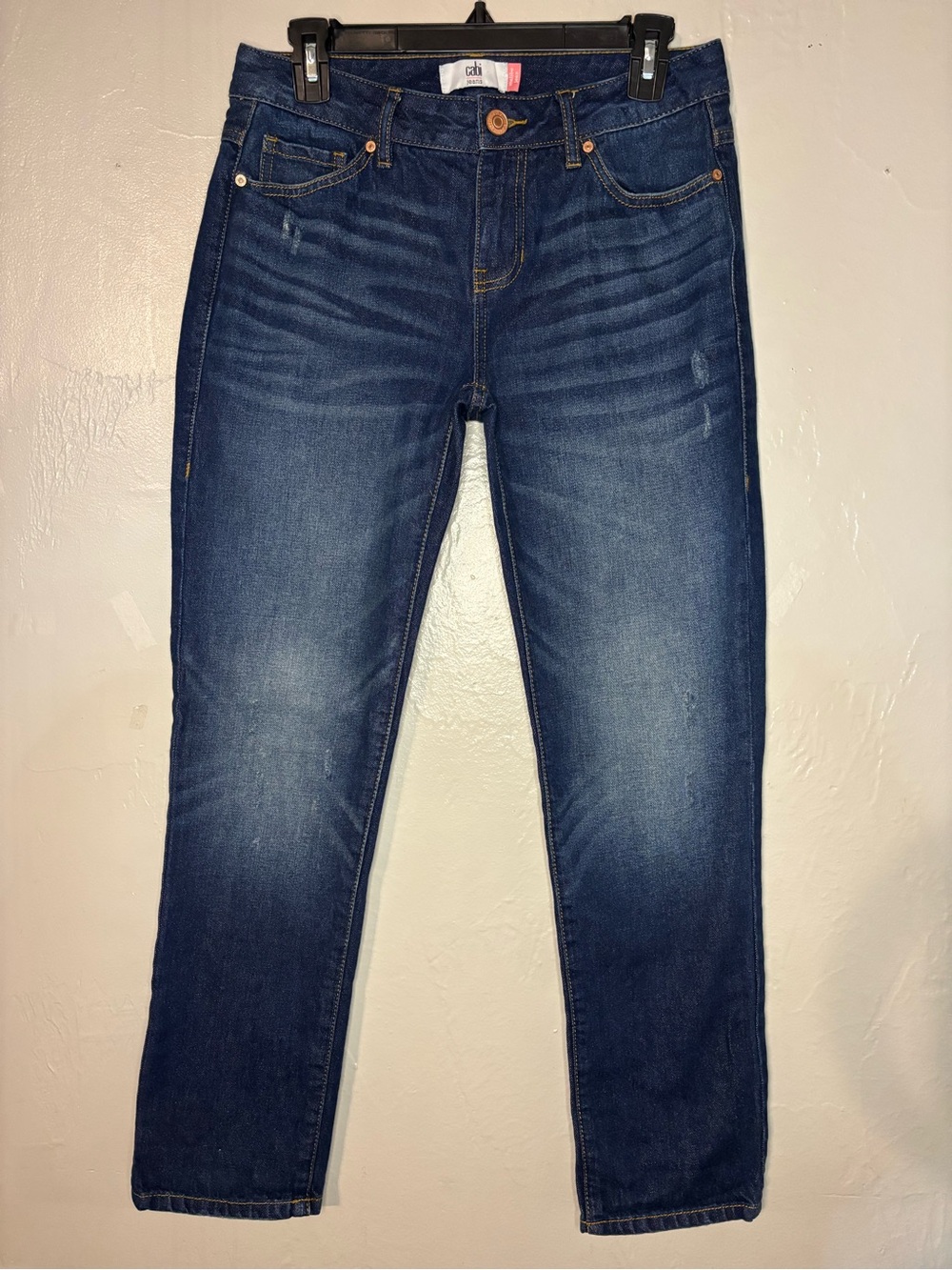 Cabi Dark Wash Straight Leg Jeans - Blue Size 2
